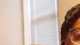 Sucking my dildo