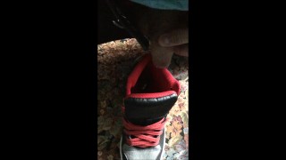 Pissing in shoe