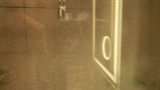 Straight friend FUCKED me In The Shower after his GF left