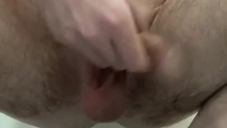 POV Femboy feeds you cum close up