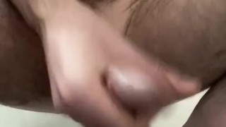 POV Femboy feeds you cum close up