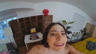 FuckPassVR - Angel Gostosa gets her pussy filled with cum after an intense hardcore fuck session