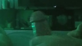 Snapchat Cumshot in Green Room