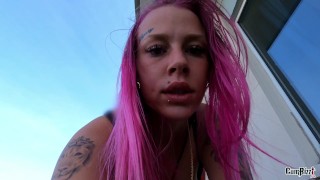 Roof hellokitty Anal BBC fuck