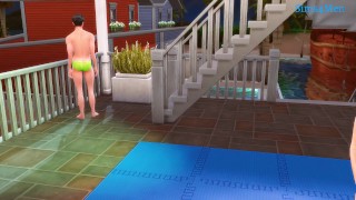 "Hot Vacation!" Aston & Francis - SIMS 4