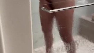 Caught My Stepmom In The Shower - Latina Milf
