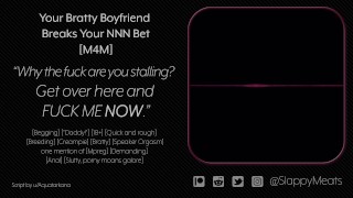[M4M] Your Boyfriend Breaks Your NNN Bet [Audio]
