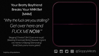 [M4M] Your Boyfriend Breaks Your NNN Bet [Audio]