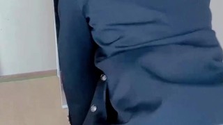 【ゲイ向け】ケツだし全身フェラをするイケメン高校生