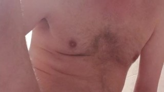 Fucking my ass with a huge black dildo! Cum shot included!