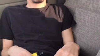 4K60 Quick cum spurting out at the shooting range!