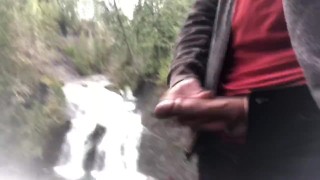 Almost Caught By Hikers After Cumming In Front Of Trent Falls Vancouver Island