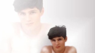 18yo German hairless slim Twink with 2 dicks in ass DOUBLEPENETRATION