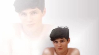 18yo German hairless slim Twink with 2 dicks in ass DOUBLEPENETRATION