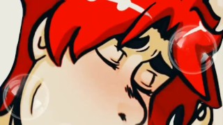 Readhead emo deepthroat blowjob his twink roommate Cartoon porn