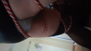 Selfbondage panty hood