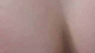 First a small then a big dildo in my ass