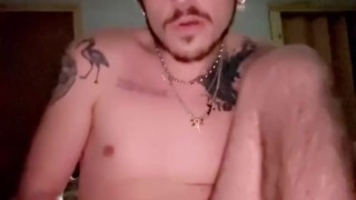 Fucking my fleshhlight before bed leads to huge sloppy, dripping cum shot HOTT AF!!!!