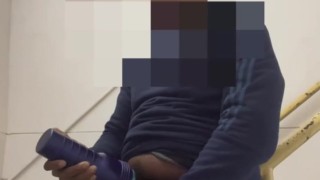 Flesh light (Stroking in public stairwell)