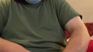 Trying on different cock rings