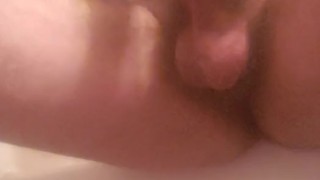 Oily cock and massive cumshot
