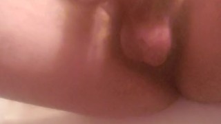 Oily cock and massive cumshot