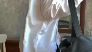 twink student masturbates after college
