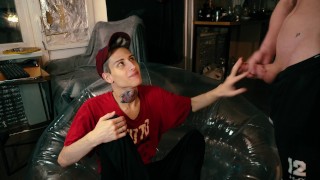 Oh my God! We couldn't resist fucking in that chair again!