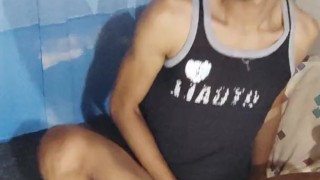 latino playing with his nice cock