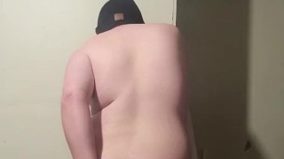 21 Year old Strips and Masturbates to almost completion
