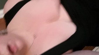 BBW Big Ass Girl Masturbating wiith BIG Dildo