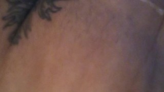 Condom breaks while self fucking myself and jerking off until I shoot a nasty load on my own body