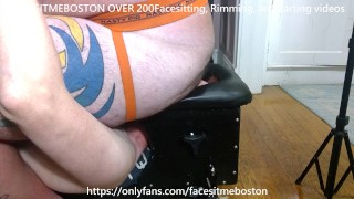 Watch the smother box flex under his thick meaty ass flesh