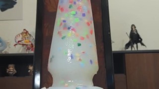 Pushing INSANE toy deep inside slutty hole