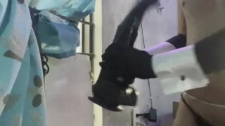 Posh bunny boy has fun with a BBC 2