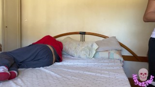 CUCKOLDING and fucking in front of my HUSBAND with a friend and follower