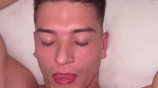 My Bf uses anal beads on me for the first time!!
