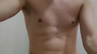 Pup Polaris stretching his tight hole with his dildo !