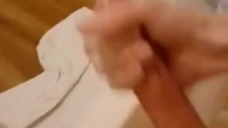 Straight Boy Jerks Off In Shower and Bust Huge Cum Load