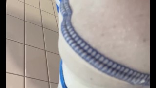 Pissing and showering