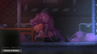Zetria [PornPlay Hentai sex game] Laboratory with furry monsters part 4