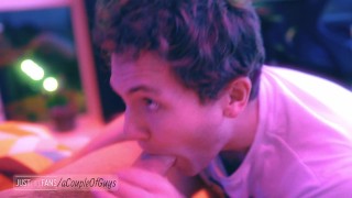 Giving his Massive Uncut Cock the Attention it Deserves / Fountain of Cum 💦😜