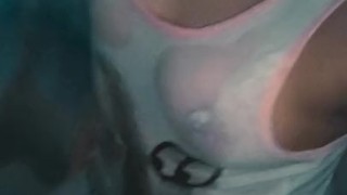 Linda mexicana Masturbándose en la ducha