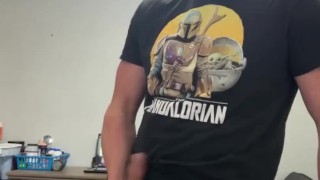 Jacking off with my new toy.