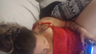 I Let Nasty Latino Guy Film Up My Skirt and Down My Blouse With His Dick Out