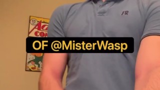 Irish Man About to Cum