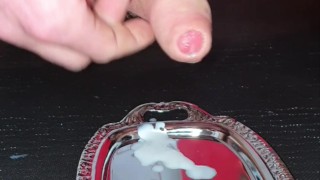 Huge cumshot slowmotion