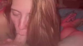 Roommate blows me after some Drinks