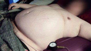 Belly Inflation with Compressor