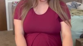 8 Month Pregnant Solo Only Wants Your Dick